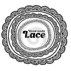 Hand made vector lase.