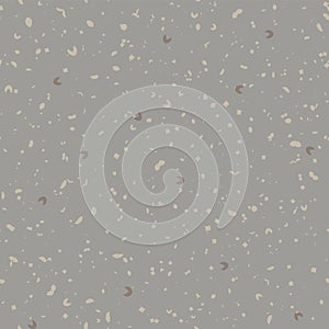 Hand made washi paper texture seamless pattern. Tiny speckled hand drawn flecks . Soft ecru off gray neutral tone. All over