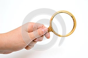 Hand magnifying glass