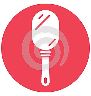 Hand Mirror Isolate Vector Icon Editable