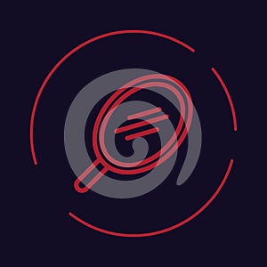 hand mirror. Vector illustration decorative design