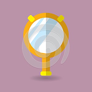 hand mirror. Vector illustration decorative design