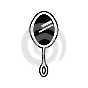 hand mirror. Vector illustration decorative design
