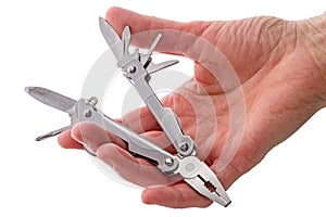 Hand with multifunction tool