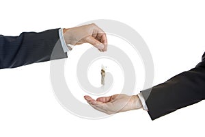 Hand-over of keys