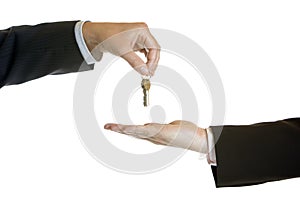 Hand-over of keys