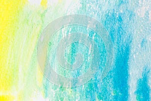 Hand Painted Abstract Beautiful Watercolor on White Background