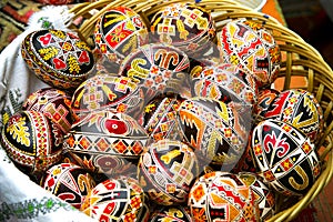 Hand painted easter eggs