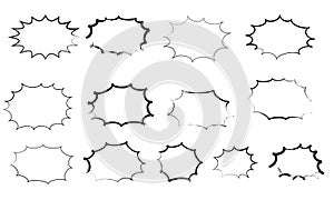 Hand-painted punk frame drawn with a brush