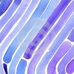 Hand painted watercolor background. Watercolor stains and lines.