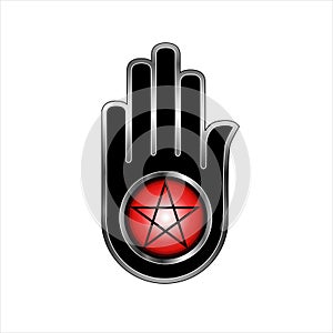 Hand with a Pentacle