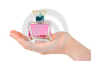 Hand with perfume