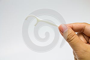 Dental flosser Toothpick