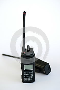 Hand-Portable Radios in white background photo