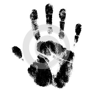 Hand print symbol icon