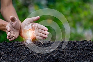 Hand protection light bulb,energy sources