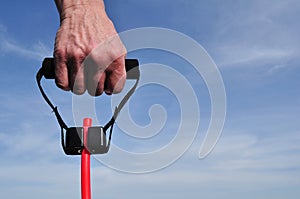 Hand Pulling a Resistance Band