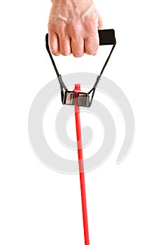 Hand Pulling a Resistance Band