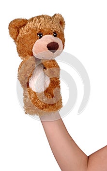 Hand puppet of bear