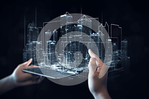 hand pushing a button on a screen hand touching tablet hand pushing a touch screen interface