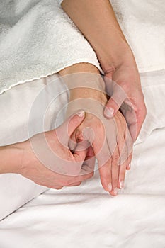 Hand reflex zone massage