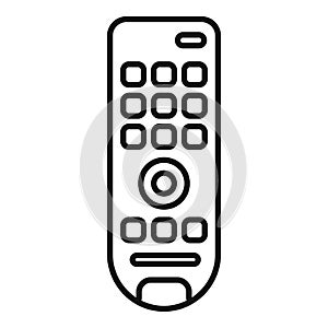 Hand remote control icon, outline style