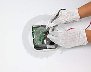 Hand repair electronic device