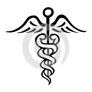 Hand restraints  for Health care symbol flat vector icon.