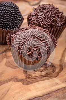 Hand rolled chocolate truffels