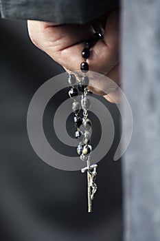 Hand with rosary