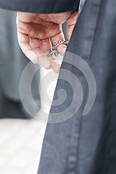 Hand with rosary