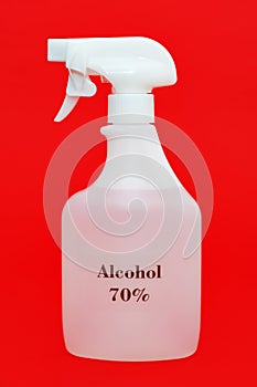 Hand Sanitizer - Alcohol 70% spray for protection against Coronavirus COVID-19 and other contagious diseases