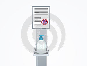 Hand sanitizer dispenser