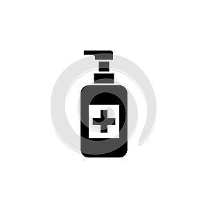 Hand sanitizer icon in trendy style isolated on white background. Symbol for your web site design, logo, app, UI