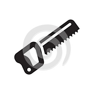 Hand Saw icon vector isolated on white background, Hand Saw sign