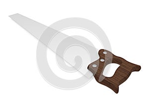 Hand Saw Isolated