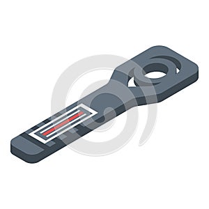 Hand scanner icon, isometric style