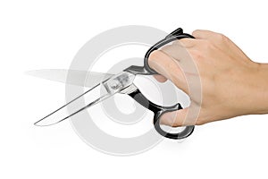 Hand with Scissors