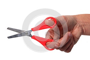 Hand and Scissors