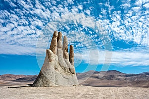 Hand Sculpture, Atacama Desert, Chile