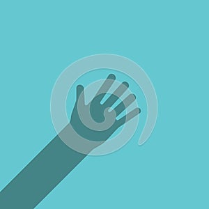 Hand shadow, plead, corruption