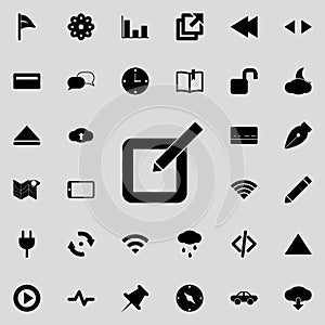 hand on sheet icon. Detailed set of minimalistic icons. Premium graphic design. One of the collection icons for websites, web desi