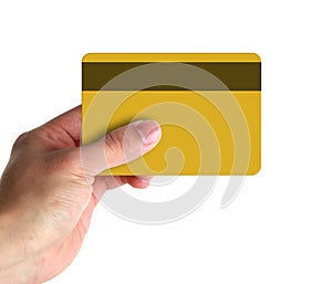 Hand Showing Credit Card