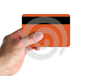 Hand Showing Credit Card