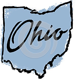 Hand Drawn Ohio State Design photo