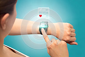 Hand smartwatch concept