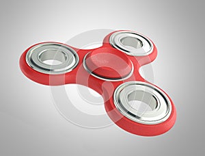 Hand Spiner 3d render on grey background