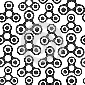 Hand spinners seamless pattern
