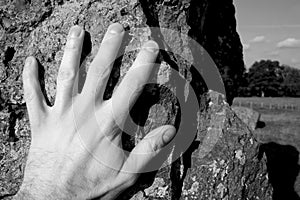 Hand on Standing Stones