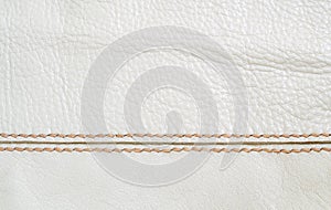 Hand stitching leather background